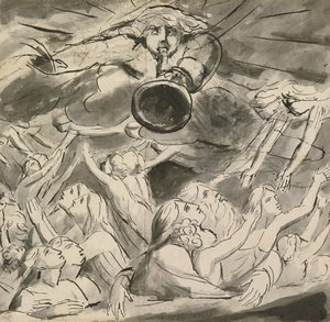 De laatste trompet door William Blake